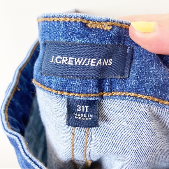 J. Crew Curvy Toothpick Jeans K1841 31T - Picture 6 of 8